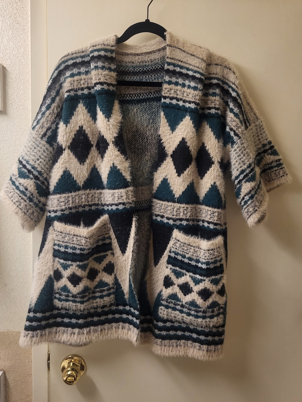 Keep It Up Oversized Cardigan Sweater - Green